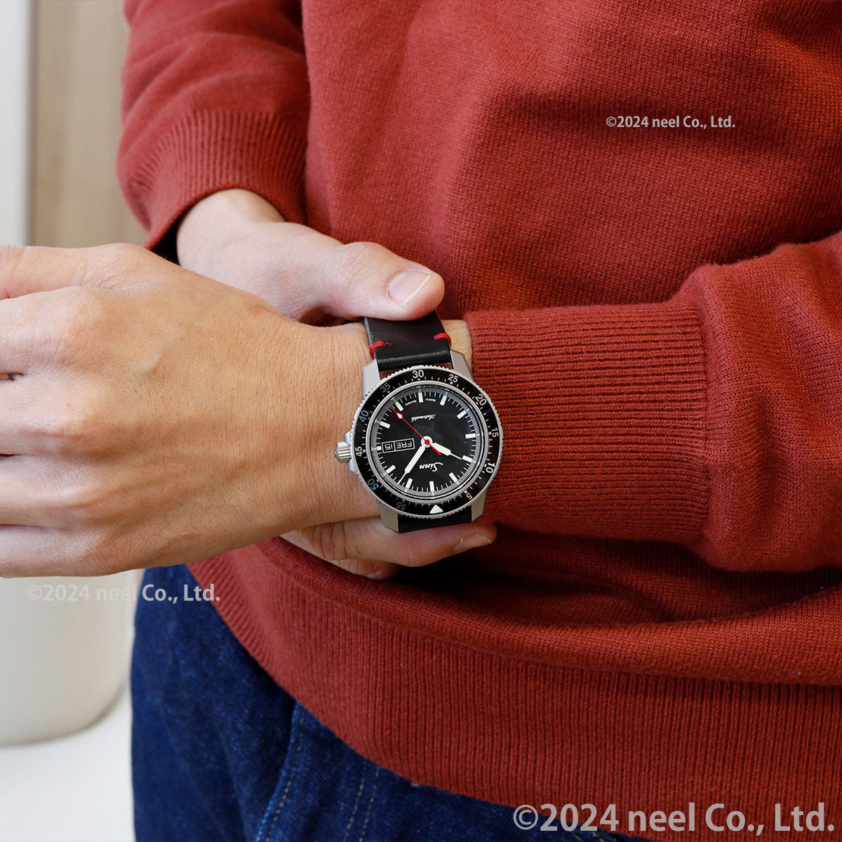 Sinn ジン 104.ST.SA.I.RS.M L 自動巻き 腕時計 メンズ 限定モデル カウレザーストラップ ドイツ製 限定200本【60回分割手数料無料!】