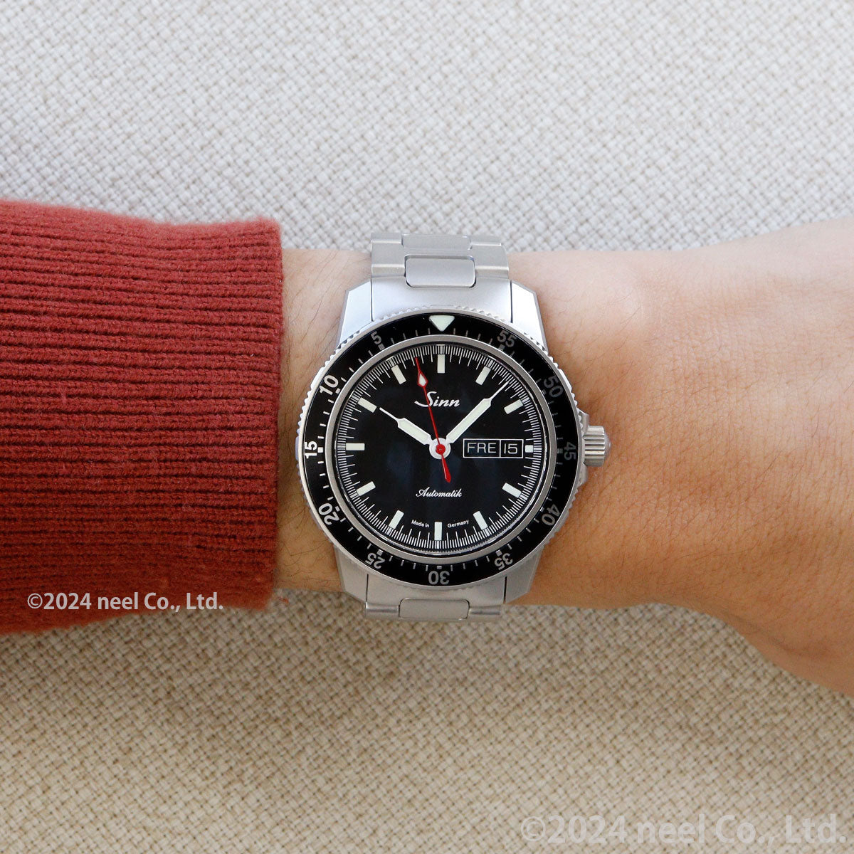 Sinn ジン 104.ST.SA.I.RS.M M 自動巻き 腕時計 メンズ 限定モデル マット仕上げブレスレット ドイツ製 限定200本【60回分割手数料無料!】