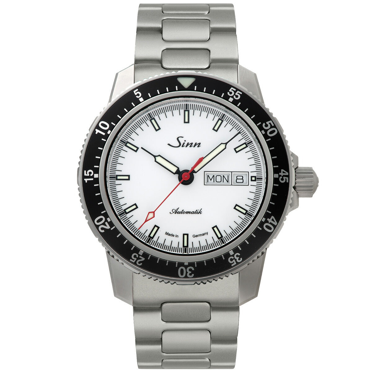 Sinn ジン 104.ST.SA.I.W.RS.M M 自動巻き 腕時計 メンズ 限定モデル マット仕上げブレスレット ドイツ製 限定200本【60回分割手数料無料!】