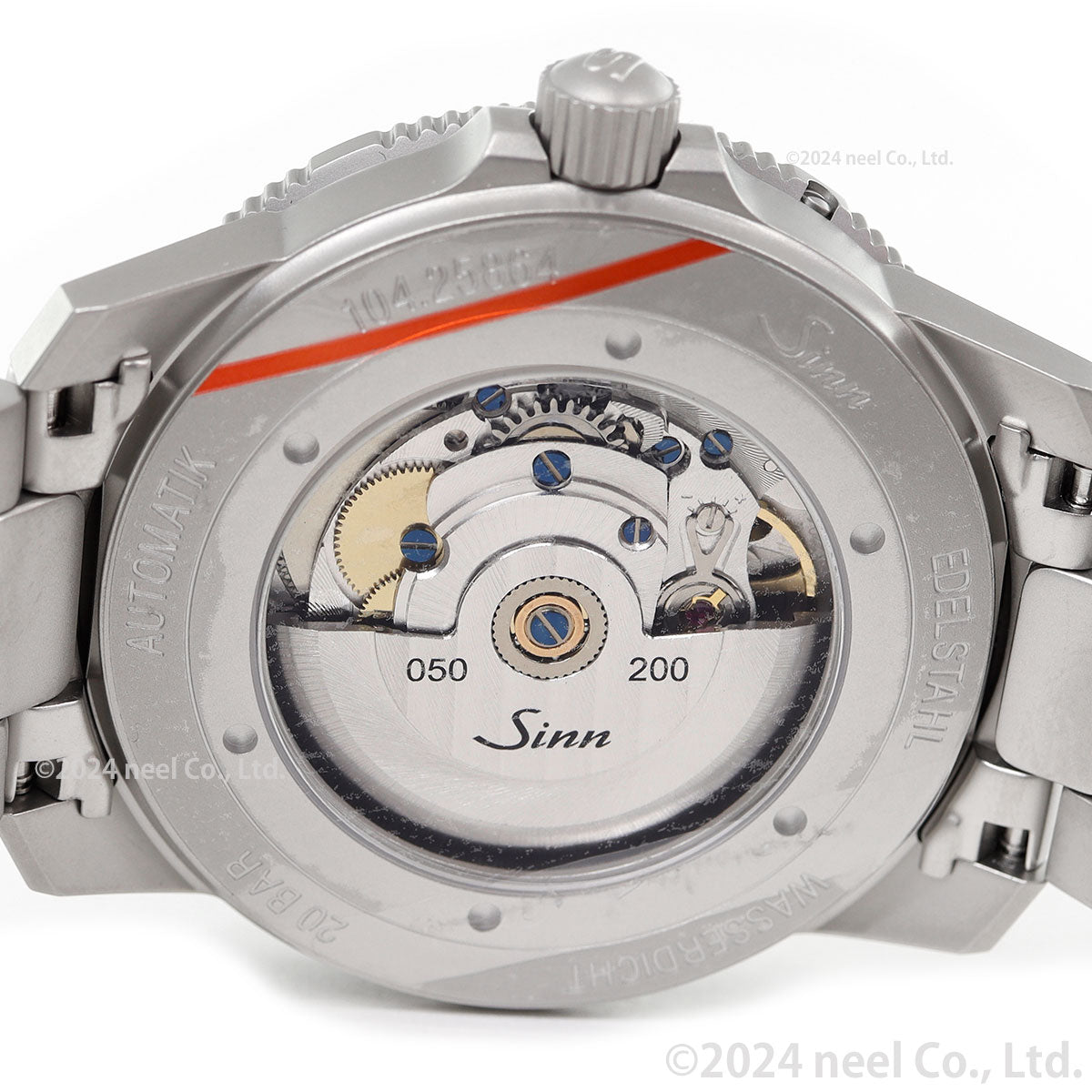 Sinn ジン 104.ST.SA.I.W.RS.M M 自動巻き 腕時計 メンズ 限定モデル マット仕上げブレスレット ドイツ製 限定200本【60回分割手数料無料!】