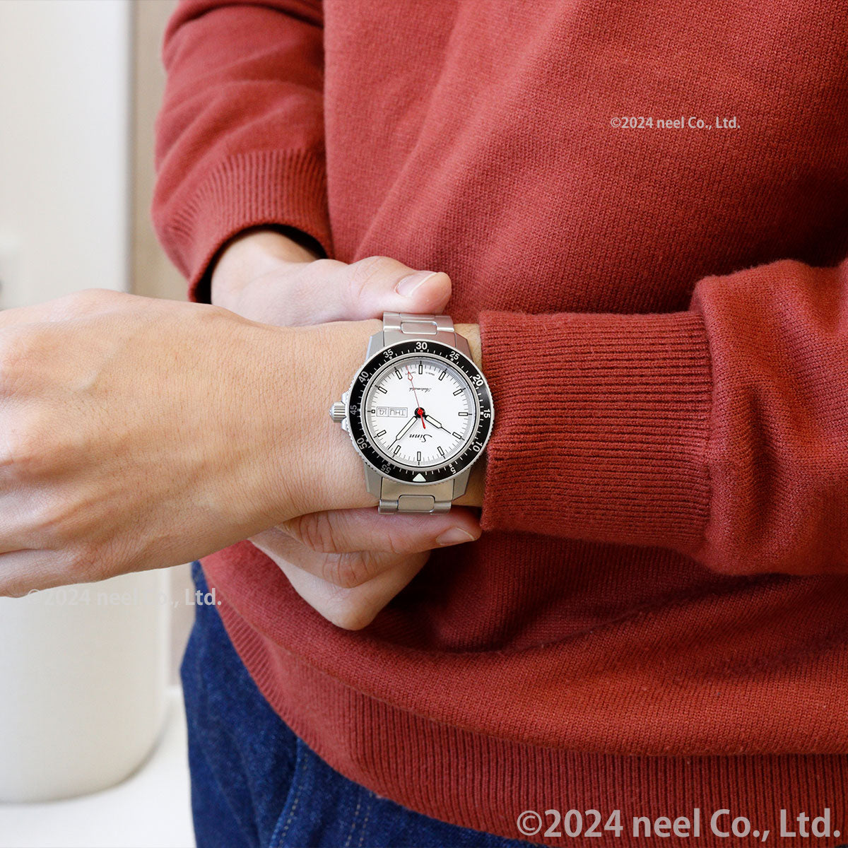 Sinn ジン 104.ST.SA.I.W.RS.M M 自動巻き 腕時計 メンズ 限定モデル マット仕上げブレスレット ドイツ製 限定200本【60回分割手数料無料!】