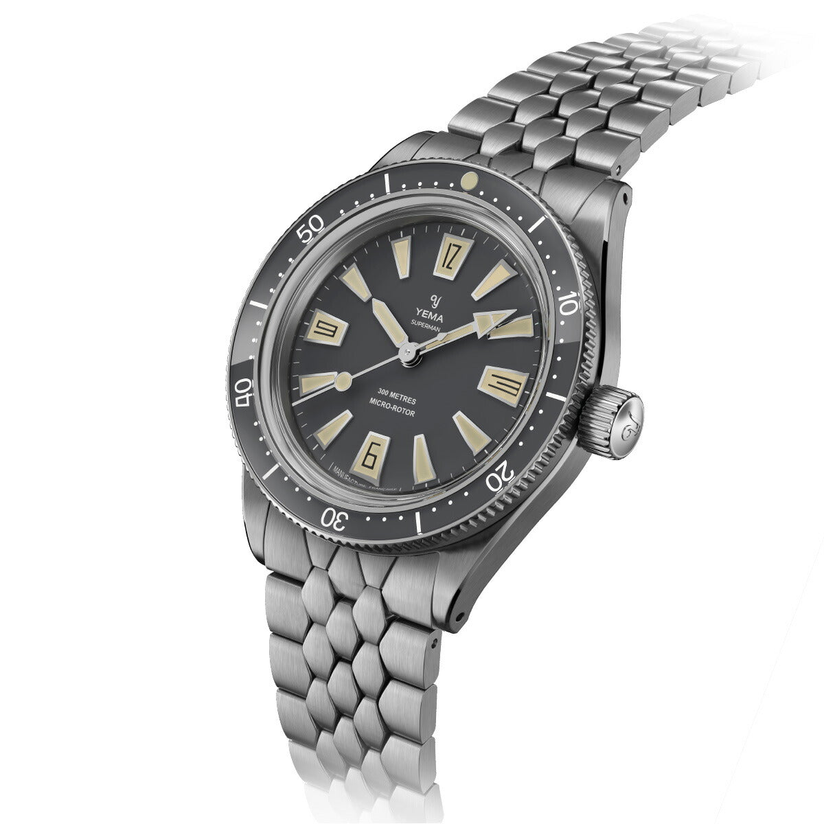 イエマ YEMA スキンダイバー・スリム CMM.20 リミテッドエディション 世界限定500本 腕時計 メンズ 自動巻き ダイバーズウォッチ 12.24.99.SN.M3