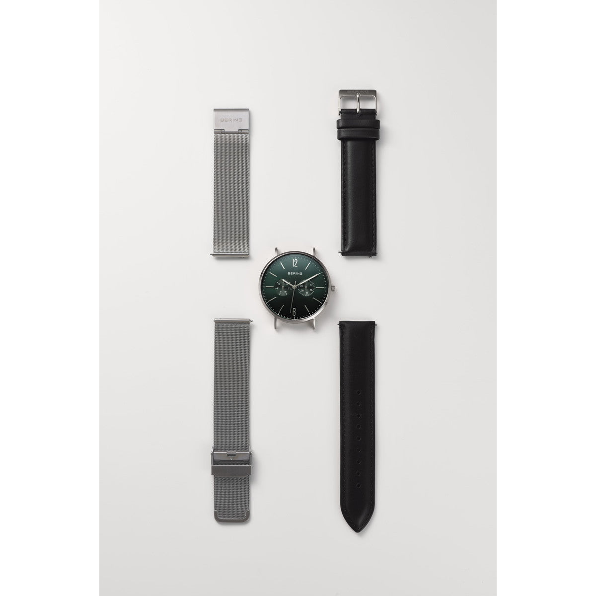 ベーリング BERING 腕時計 メンズ レディース チェンジズ ディープグリーン Changes Deep green 14240-409 替えベルト付き【2025 新作】