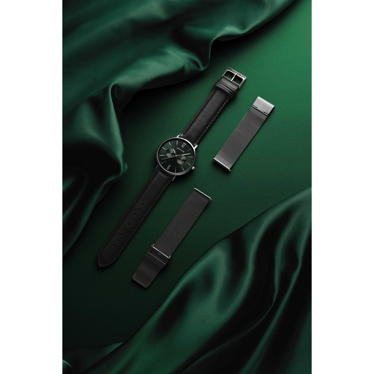 ベーリング BERING 腕時計 メンズ レディース チェンジズ ディープグリーン Changes Deep green 14240-409 替えベルト付き【2025 新作】