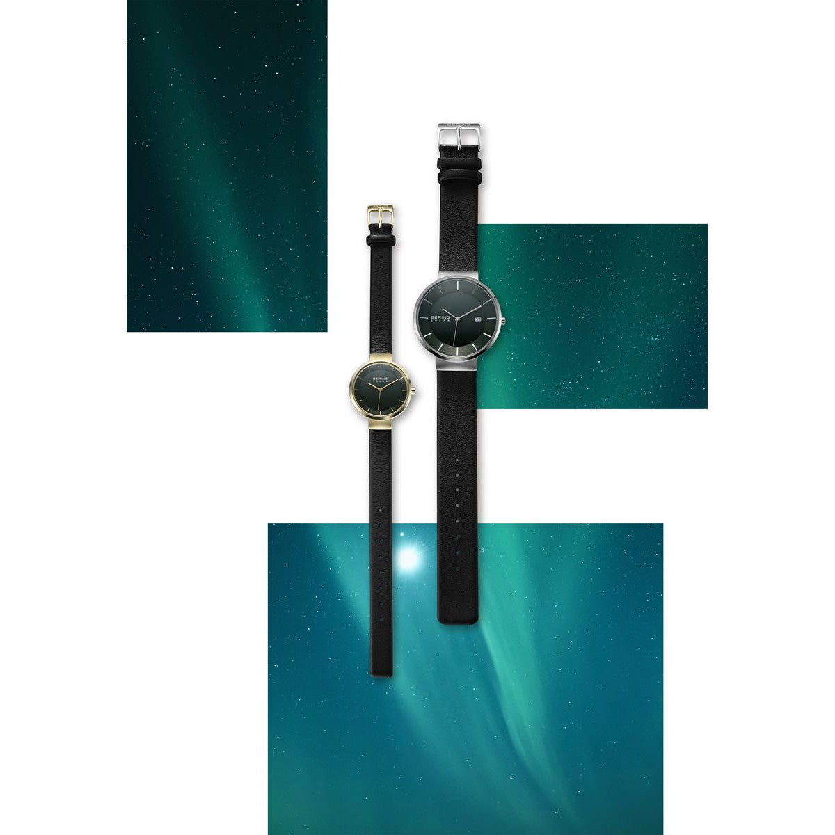ベーリング BERING ソーラー 腕時計 レディース スカンジナビアン ディープグリーン Scandinavian Solar Pair Deep green 14627-439【2025 新作】