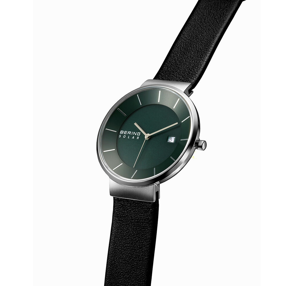 ベーリング BERING ソーラー 腕時計 メンズ レディース スカンジナビアン ディープグリーン Scandinavian Solar Pair Deep green 14639-409【2025 新作】