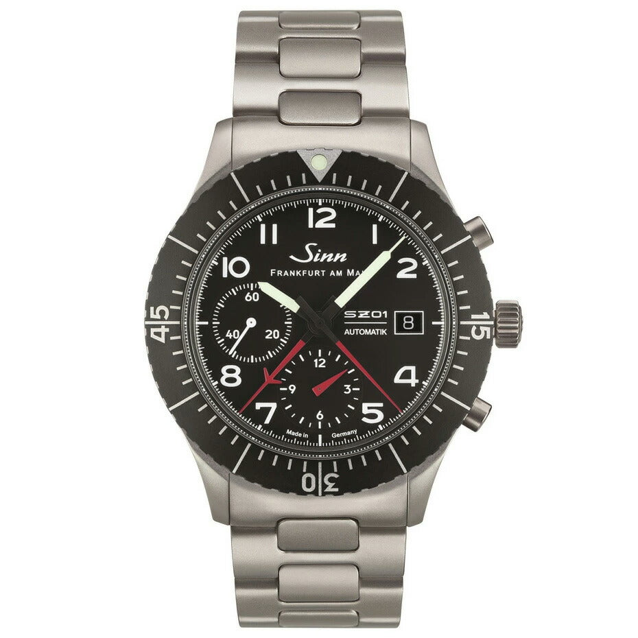 Sinn ジン 156.1 自動巻き 腕時計 メンズ Instrument Chronographs インストゥルメント クロノグラフ ステンレスバンド ドイツ製【60回分割手数料無料!】