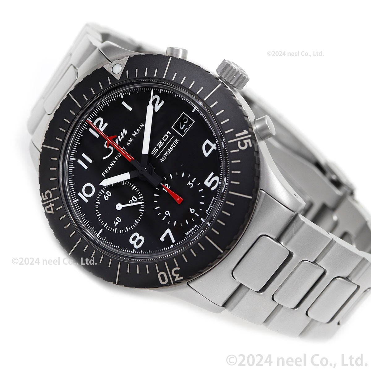 Sinn ジン 156.1 自動巻き 腕時計 メンズ Instrument Chronographs インストゥルメント クロノグラフ ステンレスバンド ドイツ製【60回分割手数料無料!】