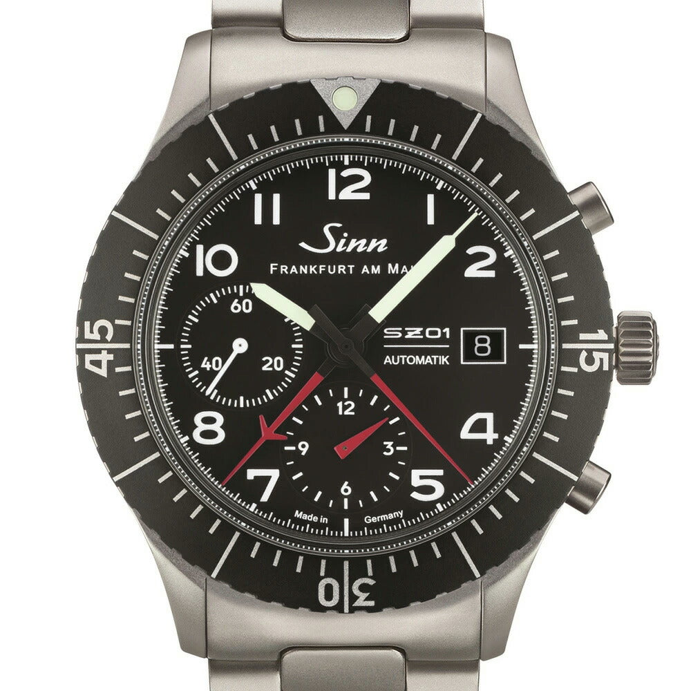 Sinn ジン 156.1 自動巻き 腕時計 メンズ Instrument Chronographs インストゥルメント クロノグラフ ステンレスバンド ドイツ製【60回分割手数料無料!】