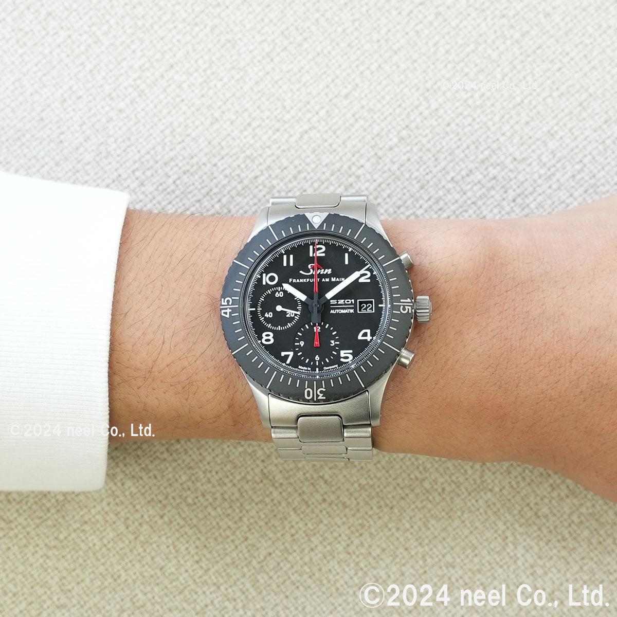 Sinn ジン 156.1 自動巻き 腕時計 メンズ Instrument Chronographs インストゥルメント クロノグラフ ステンレスバンド ドイツ製【60回分割手数料無料!】
