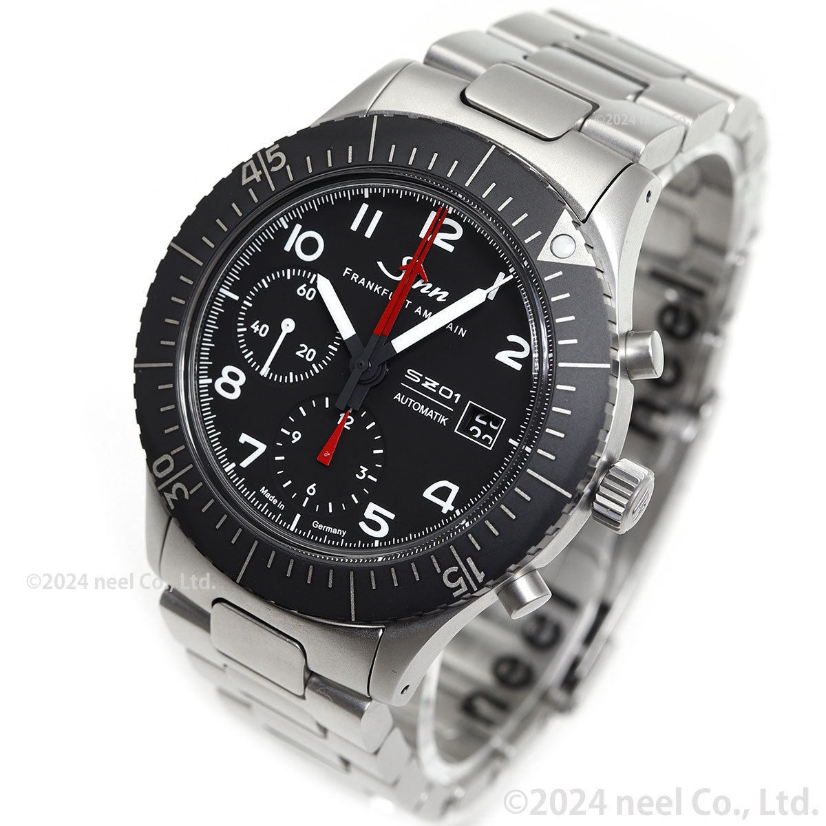 Sinn ジン 156.1 自動巻き 腕時計 メンズ Instrument Chronographs インストゥルメント クロノグラフ ステンレスバンド ドイツ製【60回分割手数料無料!】