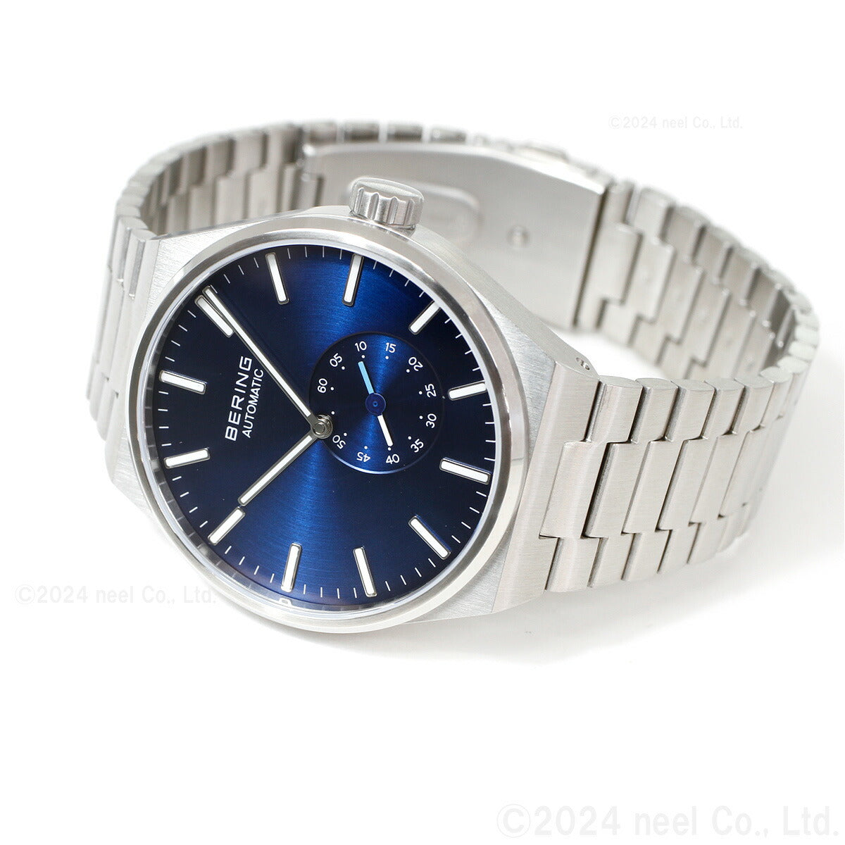 ベーリング BERING 自動巻き 腕時計 メンズ レディース オートマチック アークティックサークル ブルー×シルバー AUTOMATIC ARCTIC CIRCLE BLUE SILVER 19441-707