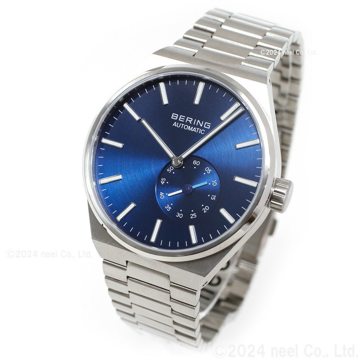 ベーリング BERING 自動巻き 腕時計 メンズ レディース オートマチック アークティックサークル ブルー×シルバー AUTOMATIC ARCTIC CIRCLE BLUE SILVER 19441-707
