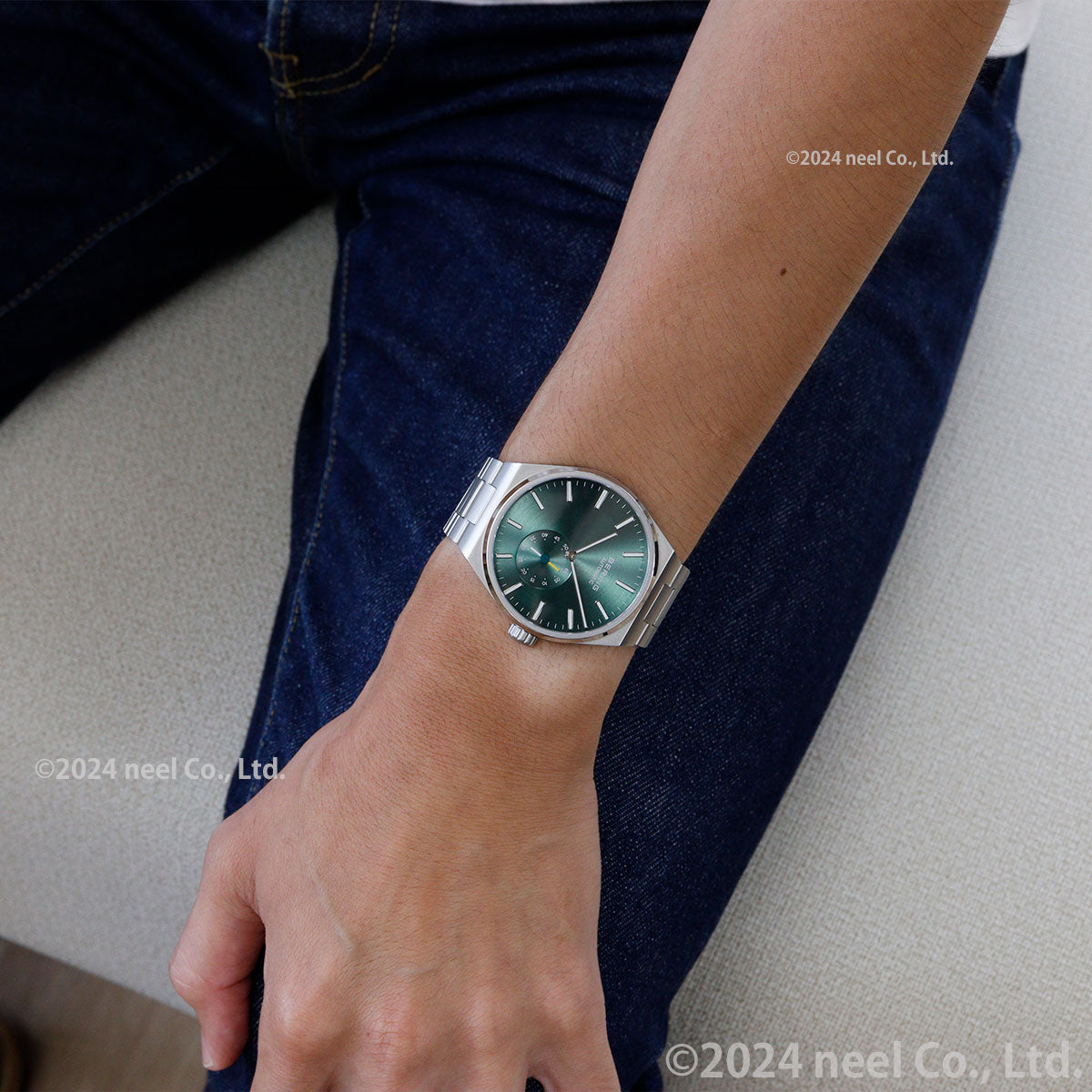 ベーリング BERING 自動巻き 腕時計 メンズ レディース オートマチック アークティックサークル グリーン×シルバー AUTOMATIC ARCTIC CIRCLE GREEN SILVER 19441-708