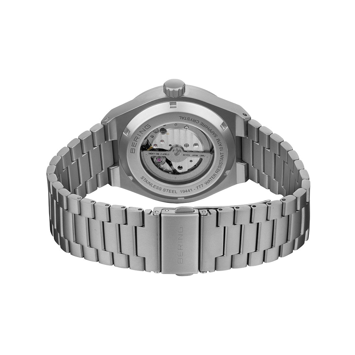 ベーリング BERING 自動巻き 腕時計 メンズ レディース オートマチック アークティックサークル グレー AUTOMATIC ARCTIC CIRCLE GRAY 19441-777