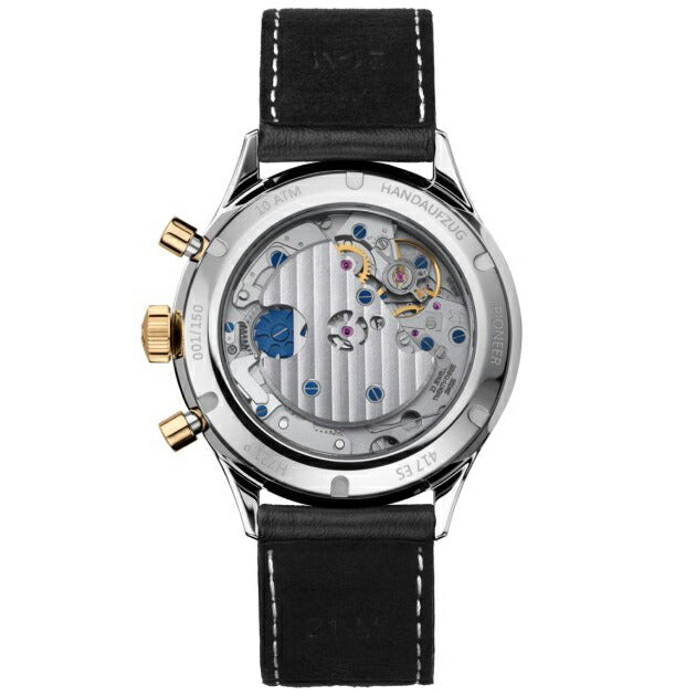 ハンハルト hanhart 腕時計 メンズ パイオニア 417ES 1954 バイカラー フライバック 39 PIONEER 417 Bicolor Flyback 39 手巻き 1H701L.910-7010