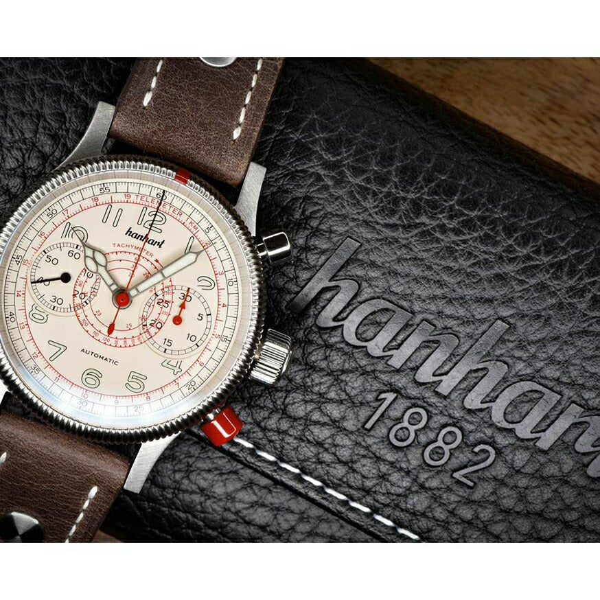 ハンハルト hanhart 腕時計 メンズ パイオニア タキテレ PIONEER TachyTele 自動巻き 1H712.200-0010