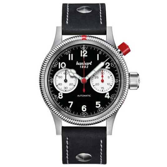 ハンハルト hanhart 腕時計 メンズ パイオニア マークワン パンダ PIONEER Mk I Panda 自動巻き 1H714.211-7010-UB