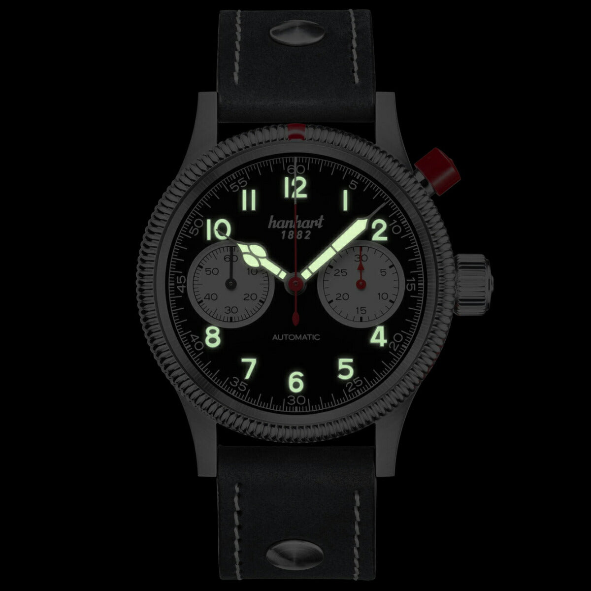 ハンハルト hanhart 腕時計 メンズ パイオニア マークワン パンダ PIONEER Mk I Panda 自動巻き 1H714.211-7010-UB