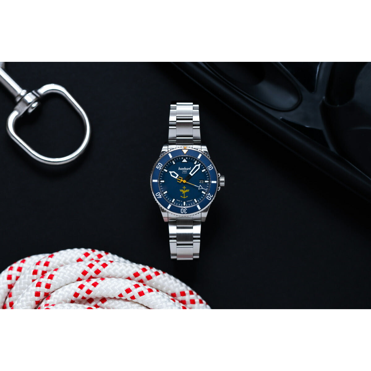 ハンハルト hanhart 腕時計 メンズ フライ ネイビー エアロスフィア リミテッドエディション MFG5 1H774.274-6428【2024 新作】