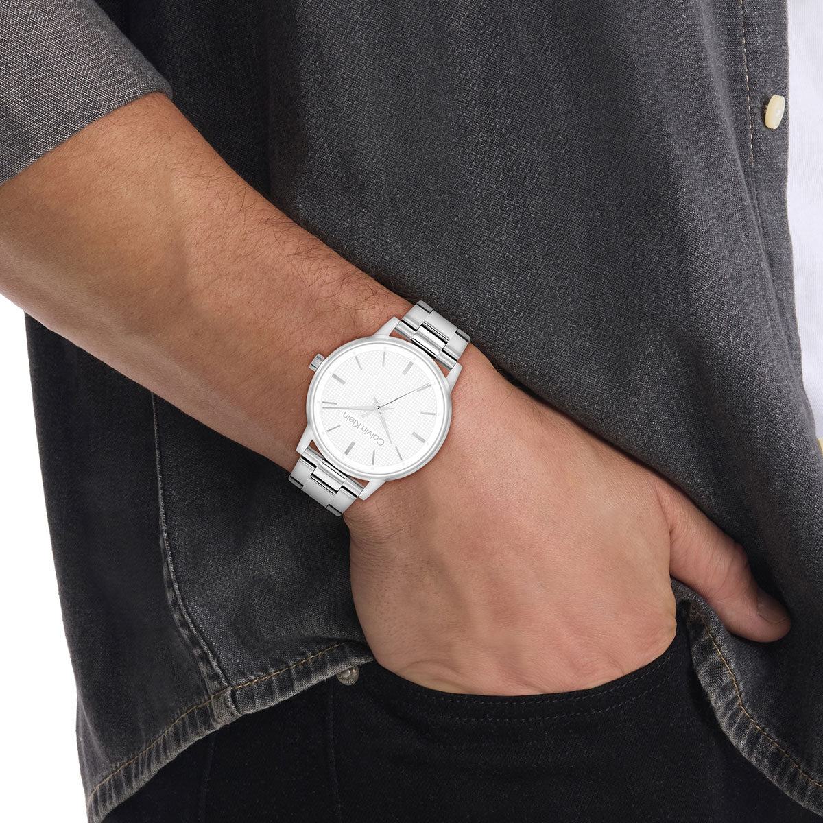 カルバン クライン CALVINKLEIN LINKED41 腕時計 メンズ クォーツ 25200501 カルバンクライン