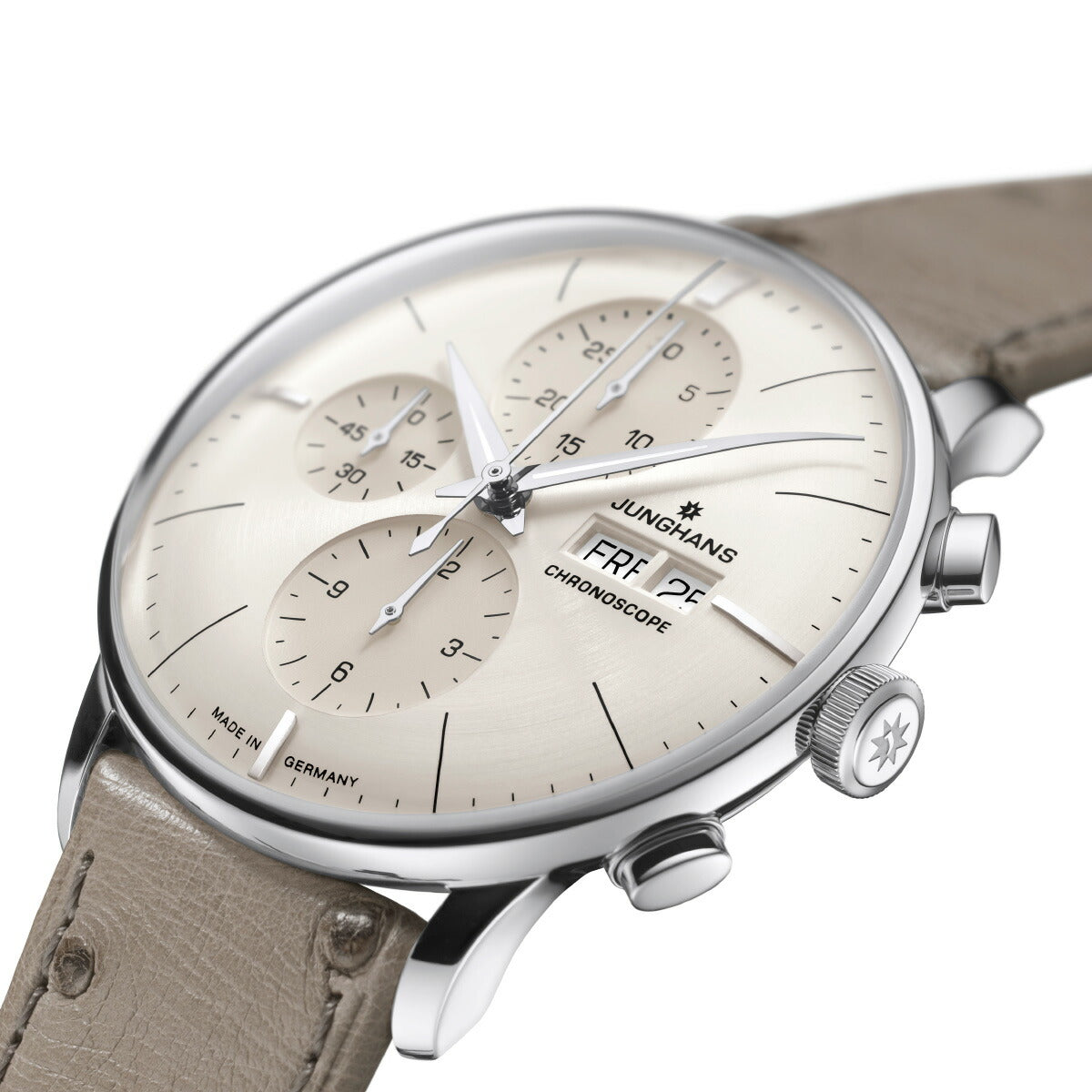 ユンハンス JUNGHANS Meister Chronoscope マイスター クロノスコープ 腕時計 メンズ 自動巻き クロノグラフ 27 4223 03【60回分割手数料無料!】