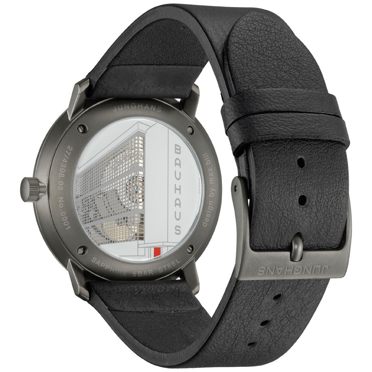 ユンハンス JUNGHANS Max Bill Automatic Bauhaus マックス ビル オートマティック バウハウス 腕時計 メンズ 自動巻き 27 4308 02【60回分割手数料無料!】