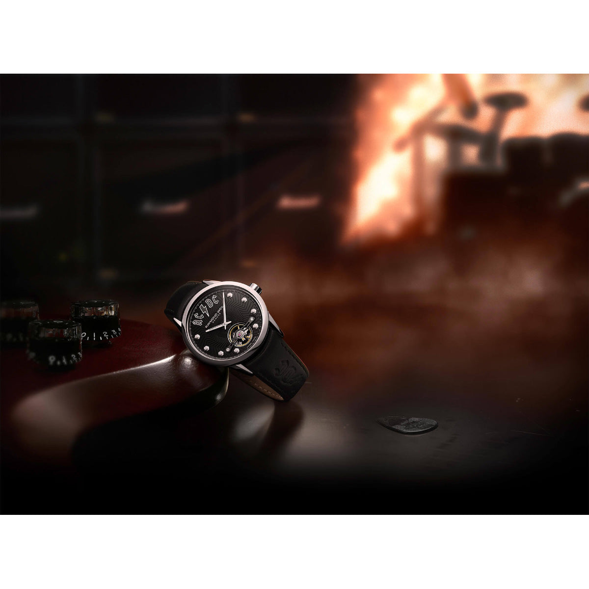 レイモンド ウェイル RAYMOND WEIL フリーランサー FREELANCER AC/DCコラボモデル 腕時計 メンズ 自動巻き オープンワーク 世界限定3000本 2780-STC-ACDC1【60回分割手数料無料!】