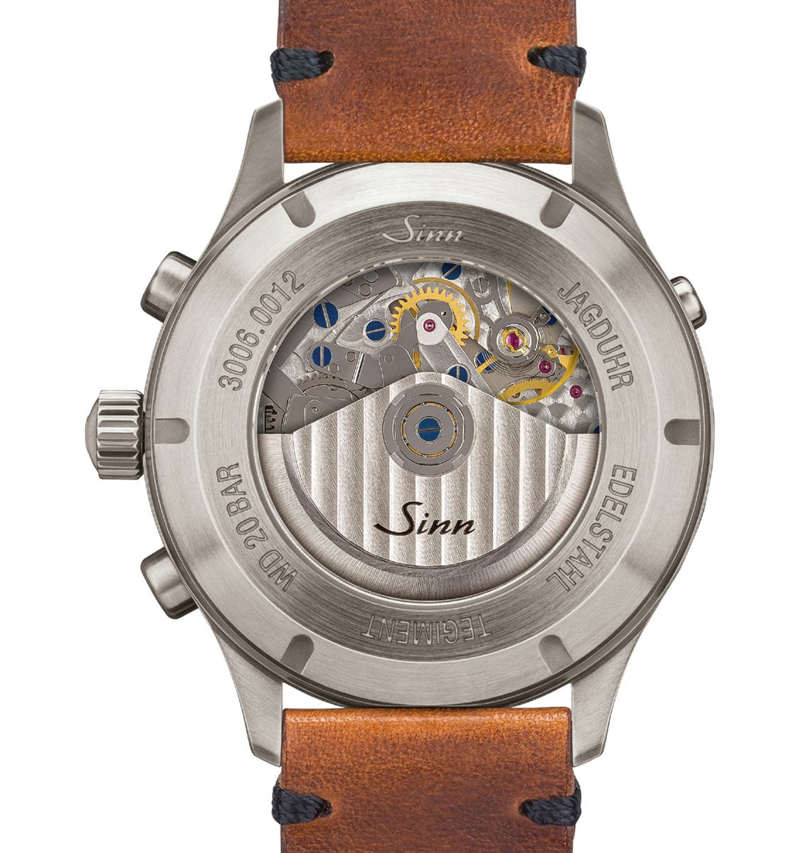 Sinn ジン 3006 自動巻き 腕時計 メンズ Instrument Chronographs インストゥルメント クロノグラフ カウレザーストラップ ドイツ製【60回分割手数料無料!】