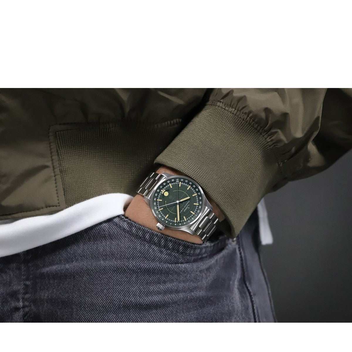 Sinn ジン 308 Hunting Watch 自動巻き 腕時計 メンズ Instrument Watches インストゥルメント ウォッチ ファインアジャスト付きブレスレット ドイツ製