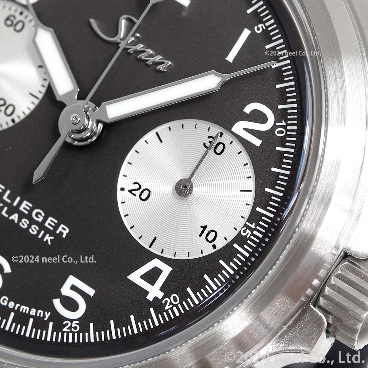 Sinn ジン 356.FLIEGER.KLASSIK.JUB 自動巻き 腕時計 メンズ クロノグラフ ボアレザーストラップ ドイツ製【60回分割手数料無料!】