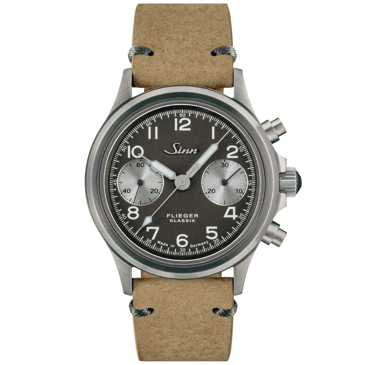 Sinn ジン 356.FLIEGER.KLASSIK.JUB 自動巻き 腕時計 メンズ クロノグラフ ボアレザーストラップ ドイツ製【60回分割手数料無料!】
