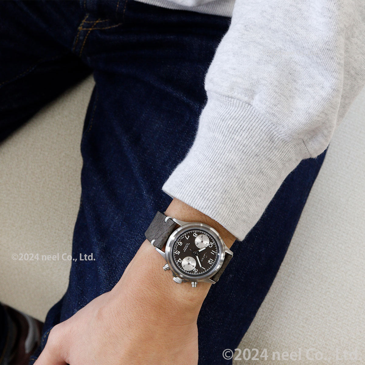 Sinn ジン 356.FLIEGER.KLASSIK.JUB 自動巻き 腕時計 メンズ クロノグラフ ボアレザーストラップ ドイツ製【60回分割手数料無料!】