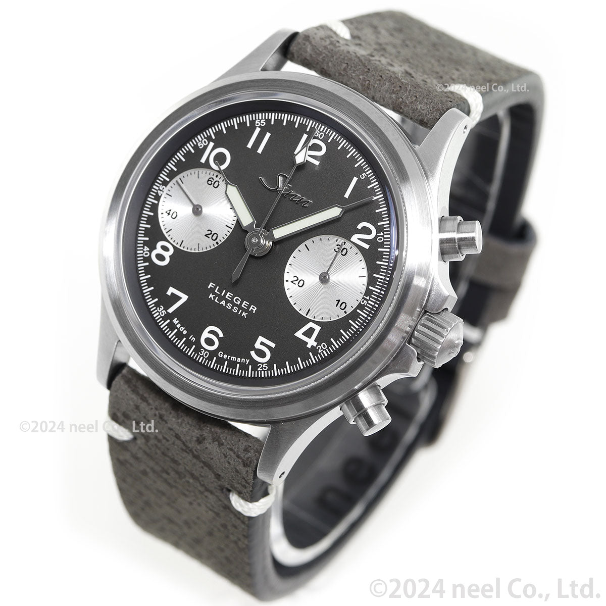 Sinn ジン 356.FLIEGER.KLASSIK.JUB 自動巻き 腕時計 メンズ クロノグラフ ボアレザーストラップ ドイツ製【60回分割手数料無料!】