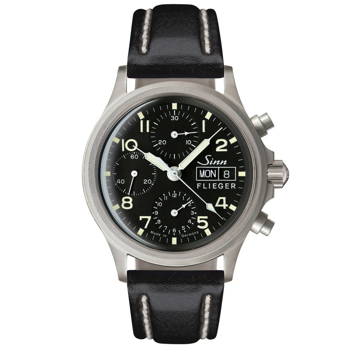 Sinn ジン 356.FLIEGER 自動巻き 腕時計 メンズ クロノグラフ カウレザーストラップ ドイツ製【60回分割手数料無料!】