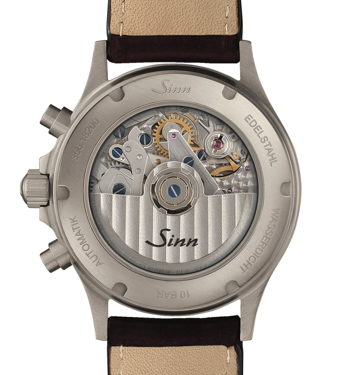 Sinn ジン 356.SA.FLIEGER.III 自動巻き 腕時計 メンズ Instrument Chronographs インストゥルメント クロノグラフ カウレザーストラップ ドイツ製【60回分割手数料無料!】