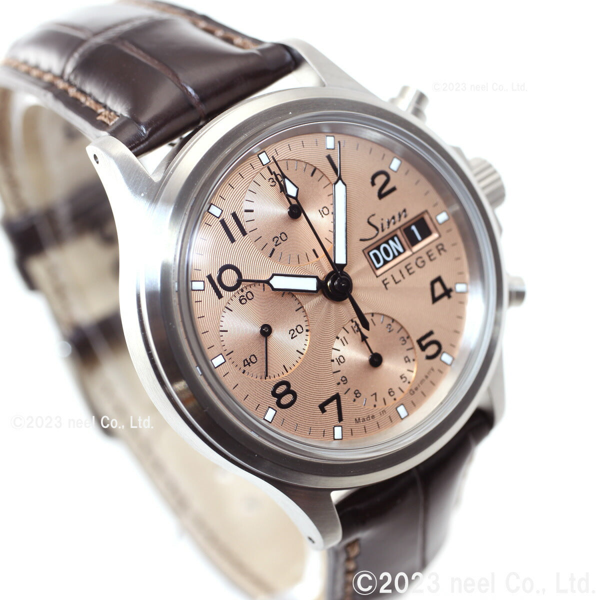 Sinn ジン 356.SA.FLIEGER.II 自動巻き 腕時計 メンズ Instrument Chronographs インストゥルメント クロノグラフ アリゲーターストラップ ドイツ製【60回分割手数料無料!】