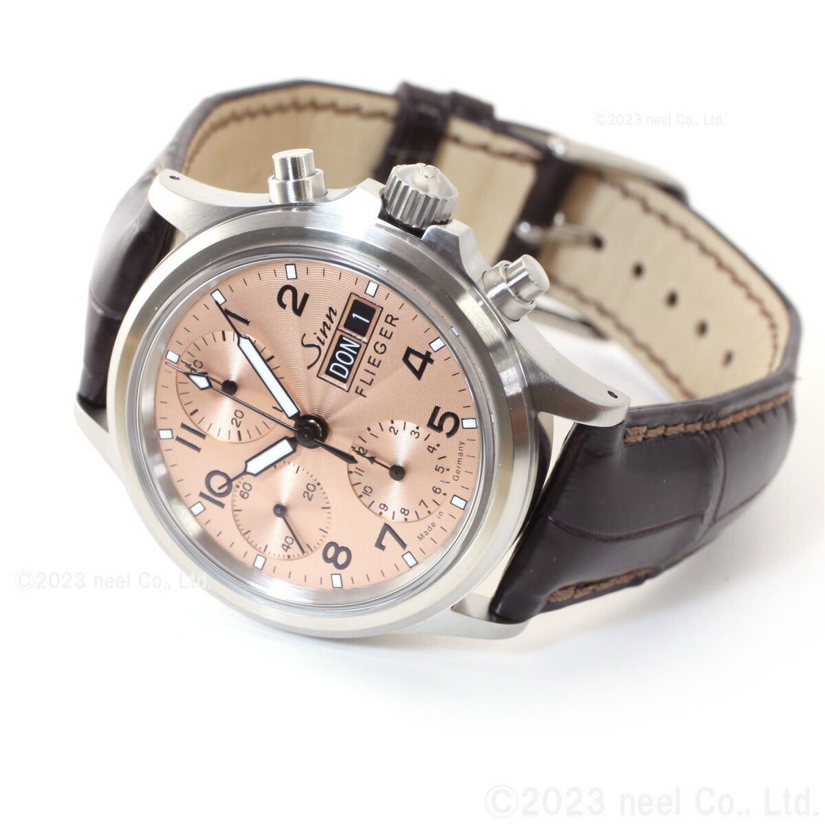 Sinn ジン 356.SA.FLIEGER.II 自動巻き 腕時計 メンズ Instrument Chronographs インストゥルメント クロノグラフ アリゲーターストラップ ドイツ製【60回分割手数料無料!】