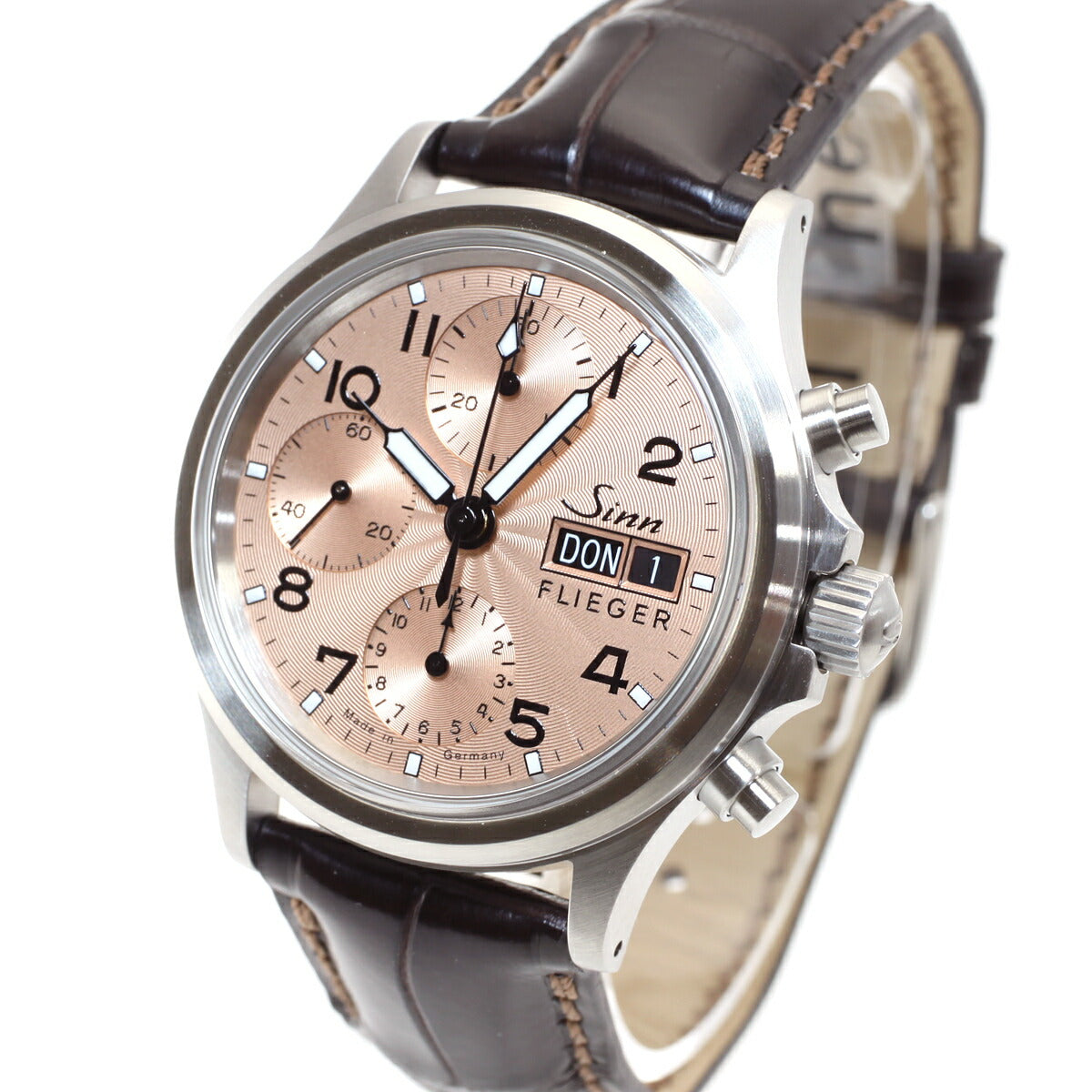 Sinn ジン 356.SA.FLIEGER.II 自動巻き 腕時計 メンズ Instrument Chronographs インストゥルメント クロノグラフ アリゲーターストラップ ドイツ製【60回分割手数料無料!】