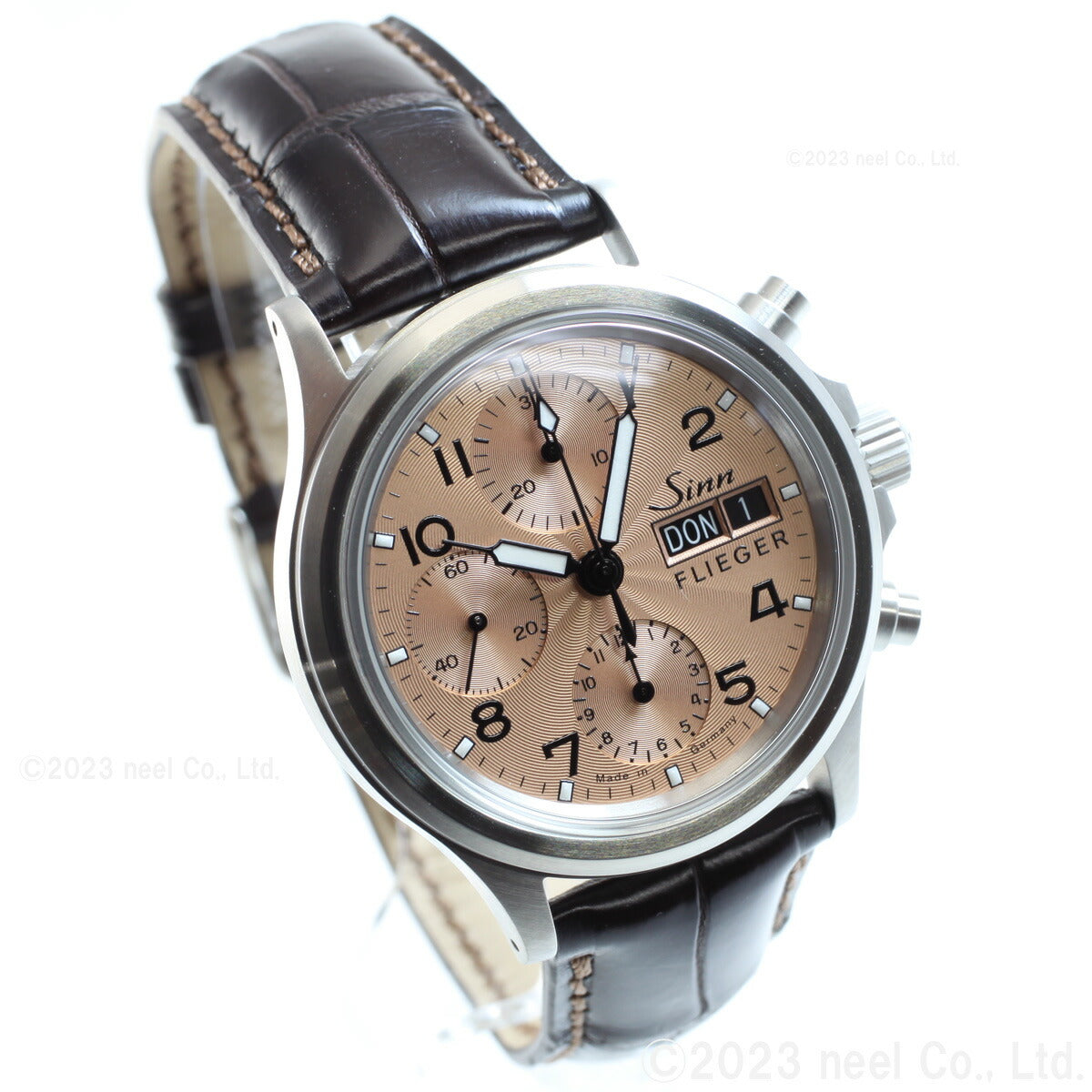 Sinn ジン 356.SA.FLIEGER.II 自動巻き 腕時計 メンズ Instrument Chronographs インストゥルメント クロノグラフ アリゲーターストラップ ドイツ製【60回分割手数料無料!】