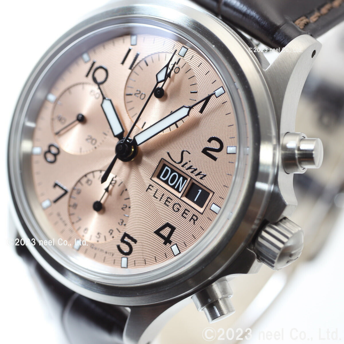 Sinn ジン 356.SA.FLIEGER.II 自動巻き 腕時計 メンズ Instrument Chronographs インストゥルメント クロノグラフ アリゲーターストラップ ドイツ製【60回分割手数料無料!】