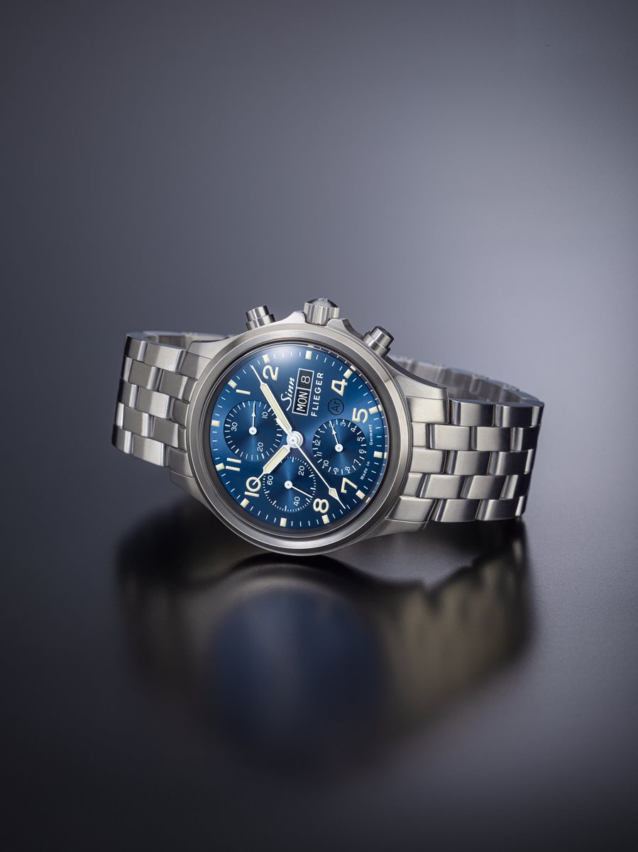 Sinn ジン 358.SA.FLIEGER.B.E 自動巻き 腕時計 メンズ Instrument Chronographs インストゥルメント クロノグラフ ステンレスバンド ドイツ製【60回分割手数料無料!】