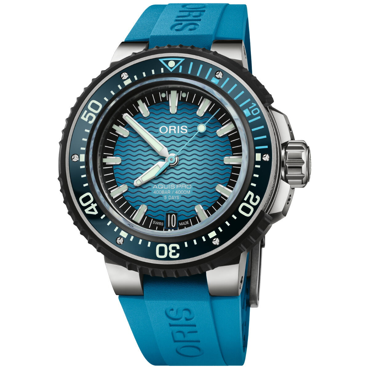 オリス ORIS アクイスプロ4000M AQUIS ダイバーズウォッチ 腕時計 メンズ 自動巻き 01 400 7777 7155-Set【60回分割手数料無料!】