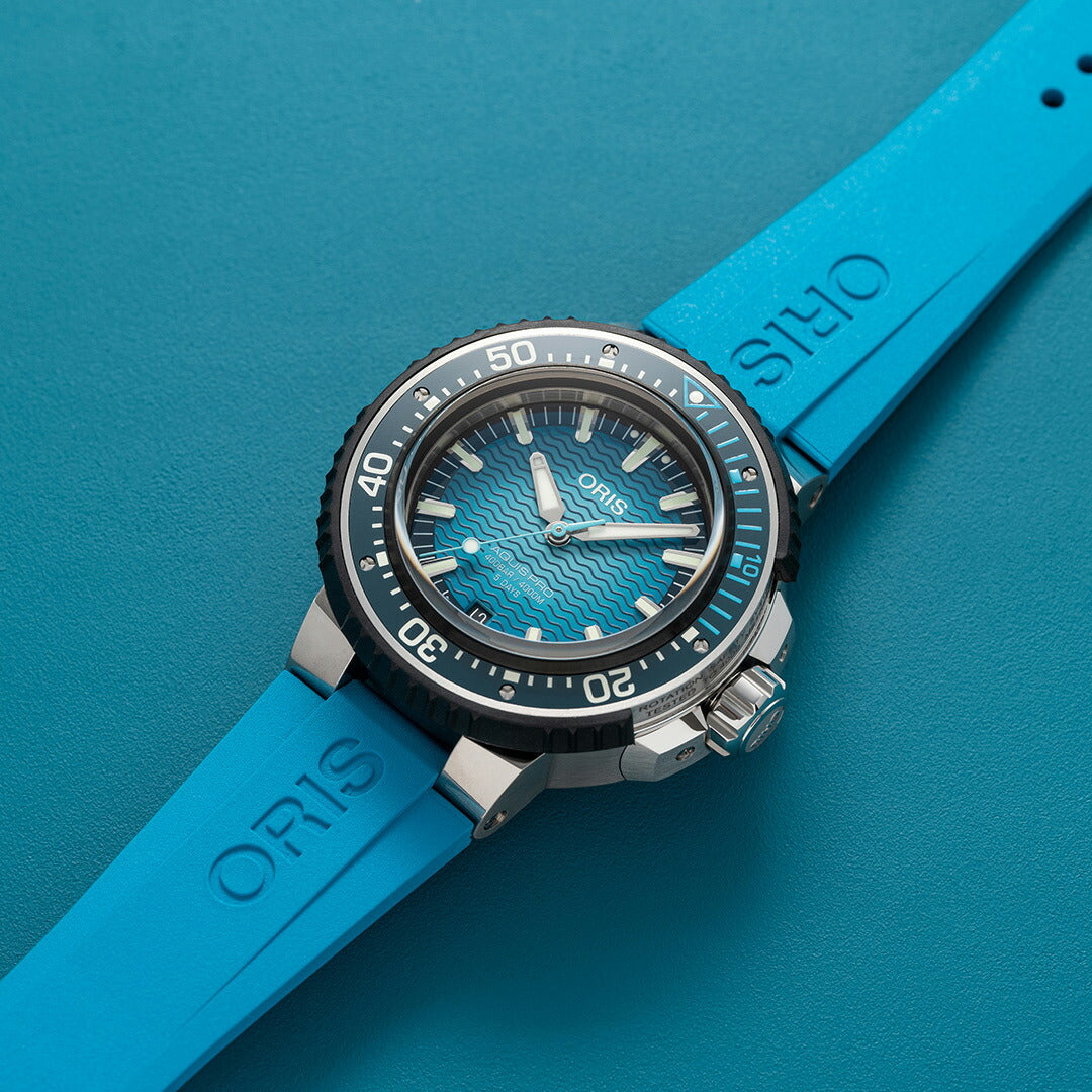 オリス ORIS アクイスプロ4000M AQUIS ダイバーズウォッチ 腕時計 メンズ 自動巻き 01 400 7777 7155-Set【60回分割手数料無料!】