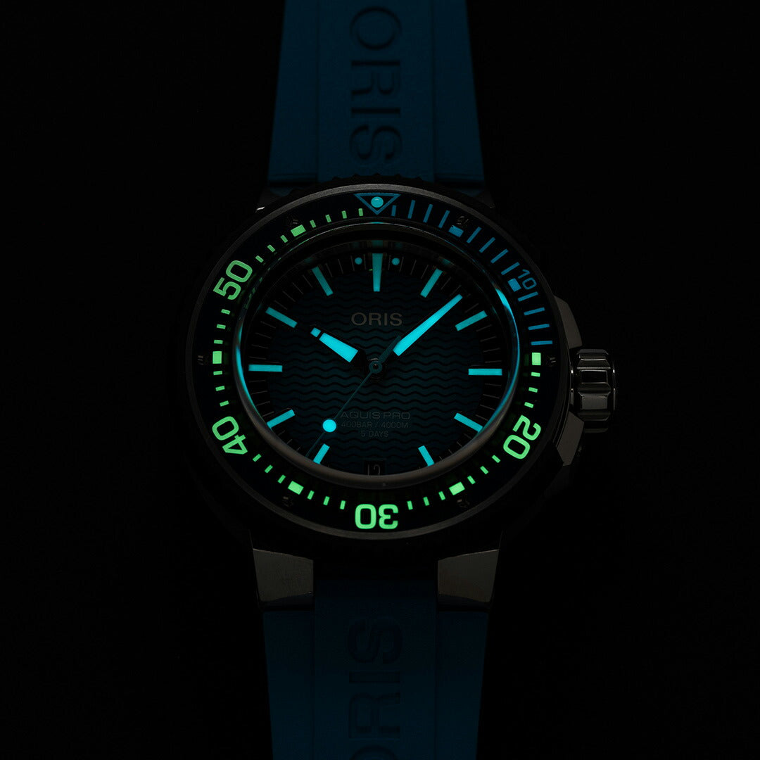 オリス ORIS アクイスプロ4000M AQUIS ダイバーズウォッチ 腕時計 メンズ 自動巻き 01 400 7777 7155-Set【60回分割手数料無料!】