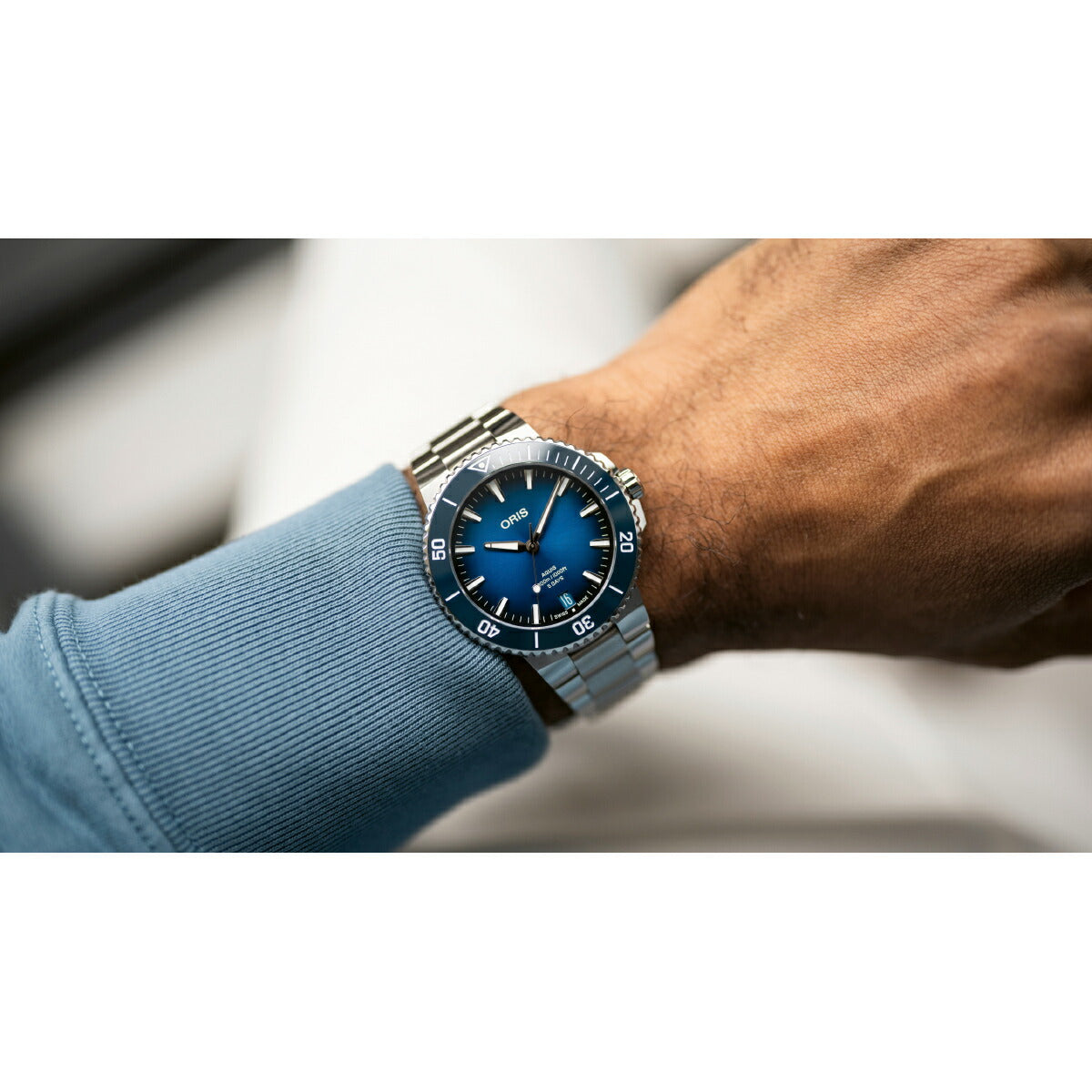 オリス ORIS アクイスデイト キャリバー400 AQUIS DATE ダイバーズウォッチ 腕時計 メンズ 自動巻き 01 400 7790 4135-07 8 23 02PEB【60回分割手数料無料!】