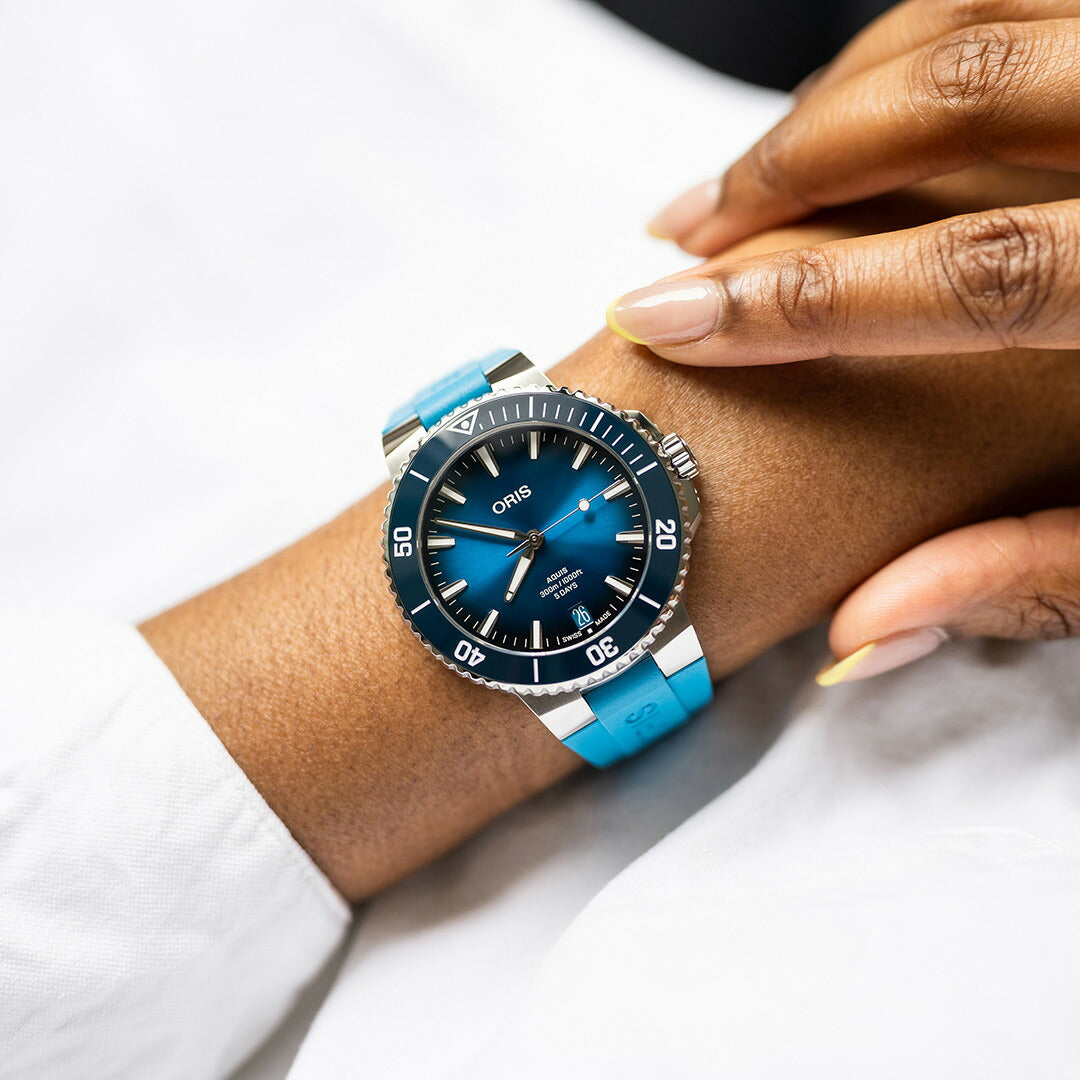オリス ORIS アクイスデイト キャリバー400 AQUIS ダイバーズウォッチ 腕時計 メンズ レディース 自動巻き 01 400 7790 4135-07 4 23 45EB【60回分割手数料無料!】