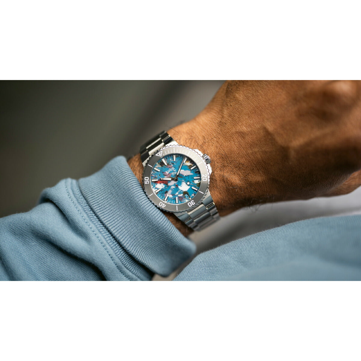 オリス ORIS アクイスデイト キャリバー400 アップサイクル AQUIS DATE ダイバーズウォッチ 腕時計 メンズ 自動巻き 01 400 7790 4150-07 8 23 02PEB【60回分割手数料無料!】