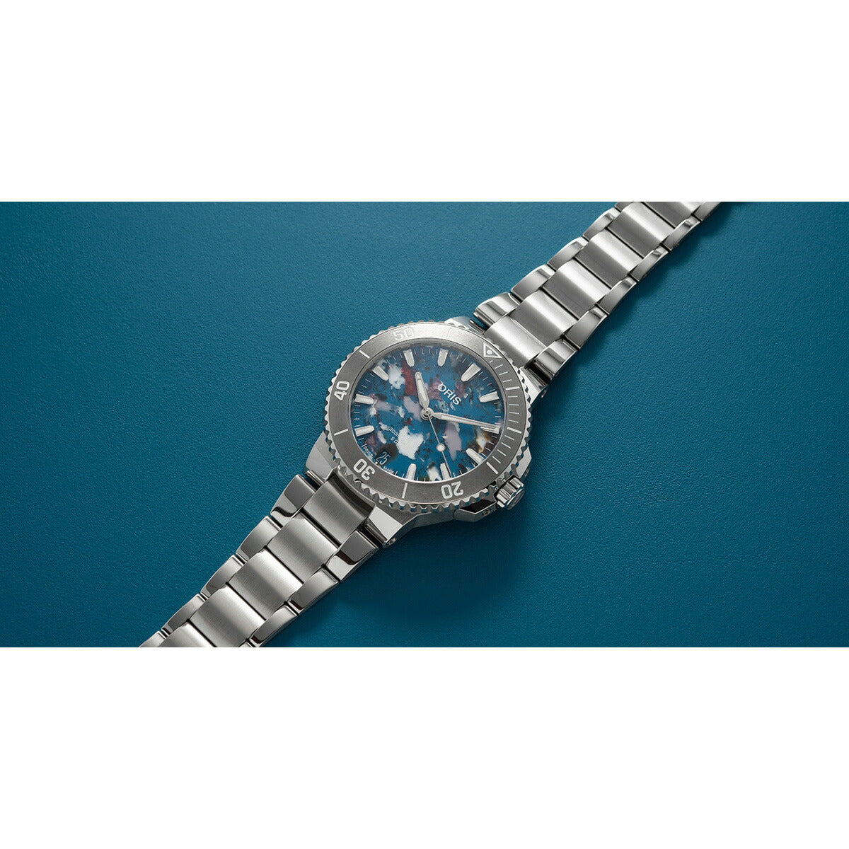 オリス ORIS アクイスデイト キャリバー400 アップサイクル AQUIS DATE ダイバーズウォッチ 腕時計 メンズ 自動巻き 01 400 7790 4150-07 8 23 02PEB【60回分割手数料無料!】