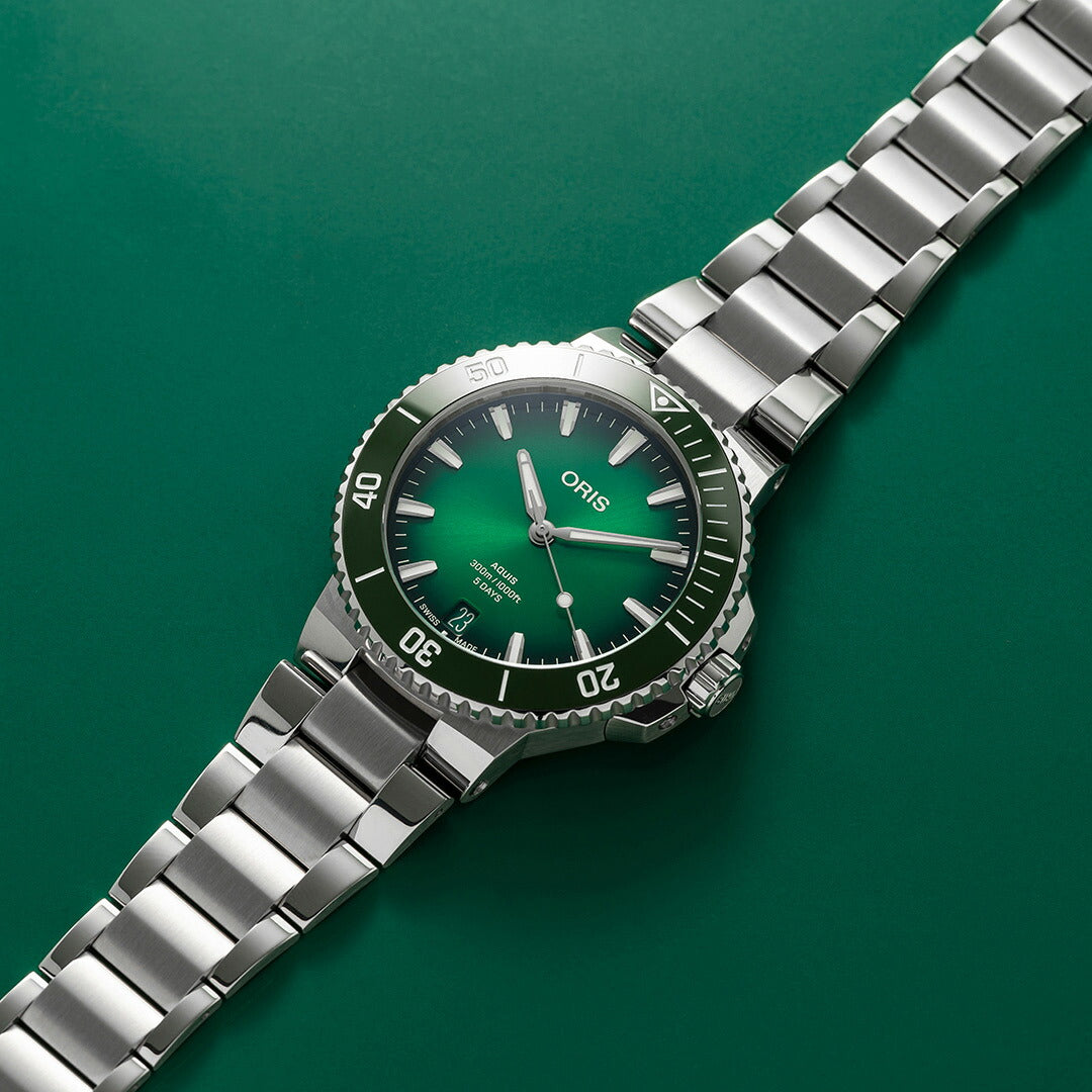 オリス ORIS アクイスデイト キャリバー400 AQUIS ダイバーズウォッチ 腕時計 メンズ レディース 自動巻き 01 400 7790 4157-07 8 23 02PEB【60回分割手数料無料!】